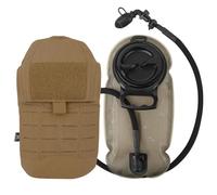 KRYDEX Tactical 1.5L 50oz Hydration Bladder Pouch Low Profile Hydra Carrier MOLLE Water Pack (CB)