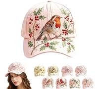 Kryilut 2026 Limited Edition Garden Morning Cap Botanical Cottagecore Hat, Adjustable Limited Edition 2026 Hummingbird & Floral Baseball Cap, Lightweight Breathable Hat Unisex for Outdoor Travel (E)
