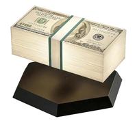 Kryilut Floating Money Lamp for Game Room Decor, Magnetic Levitation Dollar Light with 3-Color Ambient Mode, 360° Rotating Anti-Gravity Desk Gadget for Men Office Setup
