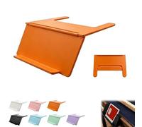 Kryilut Mahjong Card Holder, Under-Mat Slide-in Stand, Angled Viewing Rack, Mahjong Card Holder for Table, Space-Saving 3D-Printed Mahjong Table Accessory, Foldable Design (Orange)
