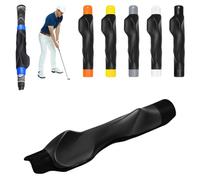 Kryilut Swing True Grip Trainer 2.0, Golf Grip Trainer, Right Hand Golf Grip Training Aid, Grip Swing Trainers for Golf Clubs, Corrects Golf Grip Posture and Improves Swing Accuracy (Black, 1pc)