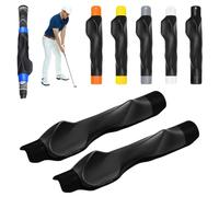 Kryilut Swing True Grip Trainer 2.0, Golf Grip Trainer, Right Hand Golf Grip Training Aid, Grip Swing Trainers for Golf Clubs, Corrects Golf Grip Posture and Improves Swing Accuracy (Black, 2pcs)