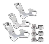 KRYMXAR 9 Piece Derailleur Hanger Set, Derailleur Hanger Cube Compatible, Gear Shift Bicycle Replacement Parts for MTB and Road Bike, Robust Aluminium Design