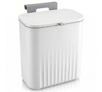 Kryndle Food Waste Bin, 10L Hanging Trash Bin with Lid
