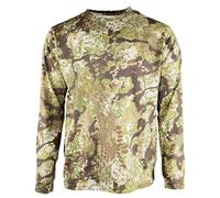 Kryptek Men's Stalker Long Sleeve, 100% Cotton, Stealthy Camo Tee Hunting, Transitional, X-Large
