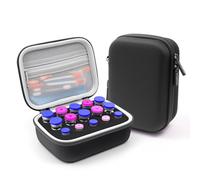 Krypthos 15 Slots Insulin Vial Protector Case, Insulin Vial Organizer Bag for Diabetics Standard 1ml 3ml 5ml and 10ml Vials, Insulin Carrying Case Fridge Holder Storage Holder, No Ice Pack