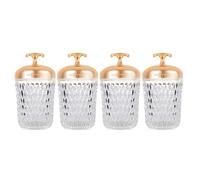 Krypton Set of 4 Rechargeable Table Lamp 2 Hours 3 Stepless Dimming in Metallic Gold Krypton Metallic Gold