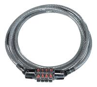 Kryptonite Bicycle Cycle Bike Keeper 512 Combo Cable Silver - 5 MM X 120 CM