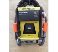 Kryptonite Kryptolok D Lock With 4 Foot Krytoflex Cable - Sold Secure Gold