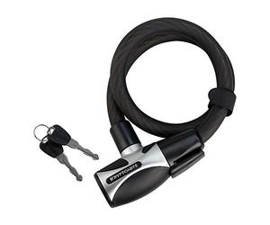 Kryptonite Coiled Cable black Size:12 mm x 180 cm
