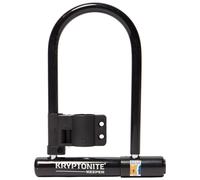 Kryptonite Keeper 12 Standard Heavy Duty Bicycle U-Lock with Bracket (4-Inch x 8-Inch) Black
