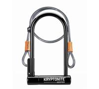 Kryptonite Keeper 12 Standard with 4ft Flex Cable - Sold Secure Silver Black