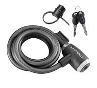 Kryptonite KryptoFlex Bike Lock Cable, 2FT/6FT/10FT Long 12mm Thick Heavy Duty Braided Steel Cable Anti-Theft Security Lock for Outdoor Equipment, Combination/Key Bike Lock