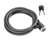 Kryptonite KryptoFlex Bike Lock Cable, 2FT/6FT/10FT Long 12mm Thick Heavy Duty Braided Steel Cable Anti-Theft Security Lock for Outdoor Equipment, Combination/Key Bike Lock