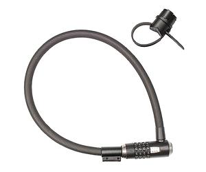 Kryptonite KryptoFlex Bike Lock Cable, 2FT/6FT Long 15mm Thick Heavy Duty Braided Steel Cable Anti-Theft Security Lock for Outdoor Equipment, Combination/Key Bike Lock