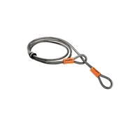 Kryptonite KryptoFlex Security Cable, 2.6FT/4FT/7FT/30FT Long Braided Steel Flex Bike Lock Anti-Theft Cable with Looped