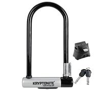 Kryptonite Kryptolok Standard Bike U-Lock, Heavy Duty Anti-Theft Bicycle U Lock, 12.7mm Shackle with Mounting Bracket and Keys, High Security Lock for Bicycles Scooters
