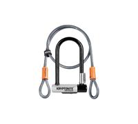 Kryptonite Kyptolok Mini-7 D Lock with Kryptoflex Cable Sold Secure Gold - Black One Size