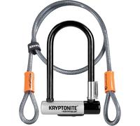 Kryptonite Kyptolok Mini-7 D Lock with Kryptoflex Cable Sold Secure Gold - Black One Size