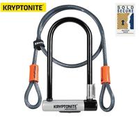 Kryptonite Kryptolok Sold Secure Gold Standard U-Lock&4foot Kryptoflex Cable UK
