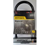 Kryptonite Kryptolok Standard Bike U-Lock, Heavy Duty Anti-Theft Bicycle U Lock, 12.7mm Shackle with Mounting Bracket and Keys, High Security Lock for Bicycles Scooters
