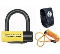 Kryptonite New York Liberty Disc Lock - With Reminder Cable - Yellow S