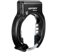 Kryptonite Ring Lock with plug in capability - Non Retractable Sold Secure Silver, One Size, GK002239, Black