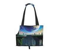 Krypton's Dreamlike Space Pet Tote Bag Foldable Handbag Carrier for Small Dogs Cats Puppy Portable Travel Shoulder
