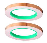 Krysel 2 Rolls Copper Tape - 20m x 6mm Multi-Purpose Adhesive Tape for Gardening, EMI Shielding, and Electrical Repairs