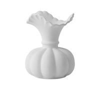 KRYSTHIA White Pumpkin Ceramic Vase, Minimalist Boho Flower Vase for Pampas Grass & Dried Bouquets, Large Home Decor for Shelf, Desk, Office, Fireplace Mantel & Wedding Display