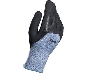 KRYTECH 582, High Cut Resistant Gloves, Oilproof Anti Cut Workman, Mechanics, Work Site Gloves, Builders, Construction, Parts, Glass Industry Size 9 Large Black Protective Gloves (1 Pair)