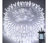 KRYVTHOS 900 Led String Lights Outdoor Indoor, Christams String Lights Waterproof 8 Modes & Timer, Fairy Lights Plug in for Bedroom, Weeding, Patio, Party, Holiday,Christmas Decor(Cool White)