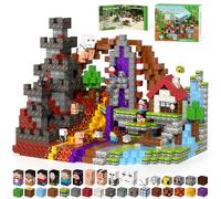 Kryzomat 200 pcs Magnetic Blocks, Magnetic Building Blocks Adventure Theme