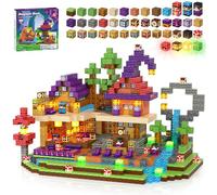 Kryzomat Light Up Magnetic Blocks 200 PCS, Magnetic Building Blocks for 3+