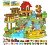 Kryzomat Magnetic Blocks 200 PCS, Magnetic Building Blocks Farm Theme