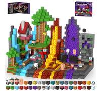 Kryzomat Magnetic Building Blocks 200 PCS, Magnetic Blocks Adventure Theme