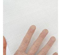 Krzaw 10 Mesh 304 Stainless Steel Woven Wire- 12" X 36" (30cmX90cm) for BBQ Wire Mesh, Cabinets Mesh,Garden Fence Mesh,Window Screens Net, Replacement