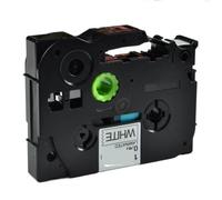 KRZkwA Label Maker Tape Replacement For TZe231 TZe Label Tape 12mm 0.47 Inch Laminated Ribbon For Label Printer(10 Pcs)