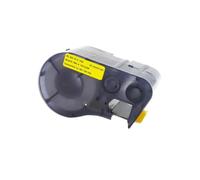 KRZkwA Multicolor MC-750-595 19.1mmx7.6m Self-adhesive Label Compatible With BMP-41 BMP-51 Printer(Yellow)