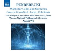Krzystof Penderecki - PENDERECKI: WORKS FOR CELLOORCH