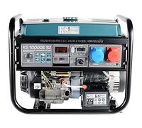 KS 10000E-1/3 petrol outdoor generator with VTS (voltage transfer switch) phase switching system and a maximum power of 8000 W, manual/electric start