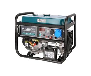 KS 10000E ATS petrol generator with a built-in ATS system and maximum power of 8000W, manual/electric/automatic start, low oil level sensor, overload and short circuit protection,100% copper winding