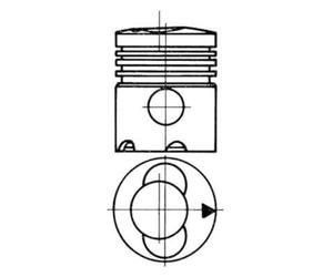 KS KOLBENSCHMIDT 91 395 700 Piston