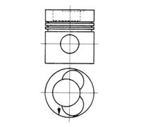 KS KOLBENSCHMIDT 92 581 610 Piston