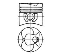 KS KOLBENSCHMIDT 93 444 620 Piston