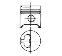 KS KOLBENSCHMIDT 93 648 700 Piston
