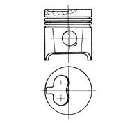 KS KOLBENSCHMIDT 93 784 730 Piston