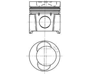KS KOLBENSCHMIDT 94 416 600 Piston
