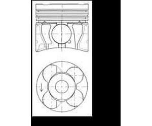 KS Motor 41071600 Piston