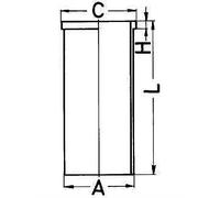 KS Motor 89434190 Cylinder Liners